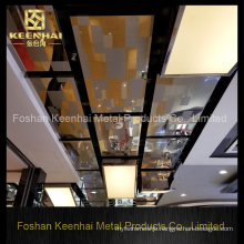 Rectangle Brass Color Stainless Steel 3D Moulding Ceiling (KH-MC-M6)